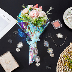 DIY Blank Photo Charm Brooch Making Kits&nbsp;DIY-FH0004-69