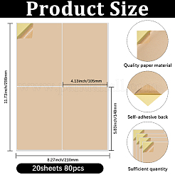Self-Adhesive Stickers&nbsp;DIY-WH20053-28B-02