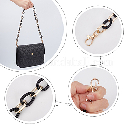 Teardrop Resin Bag Links Straps&nbsp;PURS-WH0001-05C