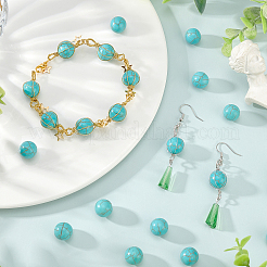 50Pcs Synthetic Turquoise Beads&nbsp;G-AR0004-59