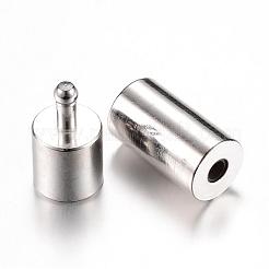 Tube Brass Bayonet Clasps&nbsp;KK-T005-02P