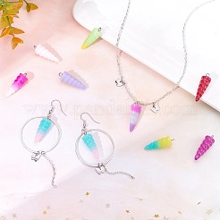 32Pcs Resin Pendants&nbsp;RESI-SC0001-87