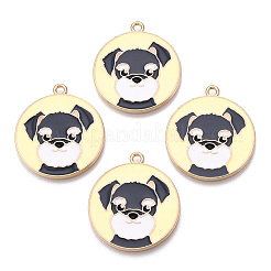 Eco-Friendly Alloy Enamel Pendants&nbsp;X-ENAM-Q437-053-NR