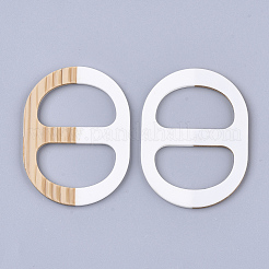 Rubberized Style Acrylic Slide Buckles&nbsp;OACR-T020-025C