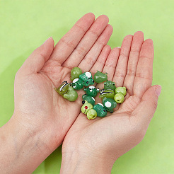14Pcs 7 Styles Handmade Lampwork Beads&nbsp;LAMP-PA0001-72