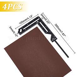 2 Sets Acrylic Book Cover Guide&nbsp;AJEW-UN0001-93B