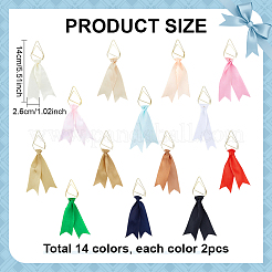 28Pcs 14 Colors Iron Paper Clips&nbsp;AJEW-PH01718