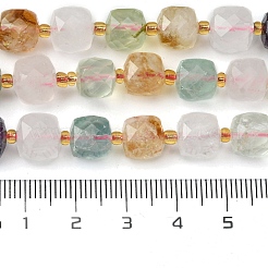 Natural Multi Color Quartz Beads Strands&nbsp;G-Q010-A26-01
