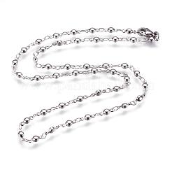 304 Stainless Steel Chain Necklaces&nbsp;STAS-P164-12