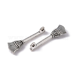 Tibetan Style Zinc Alloy Broom Pendants&nbsp;LS-TIBEP-R334-317AS-RS