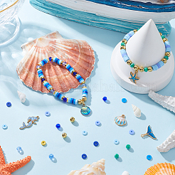 Ocean Theme DIY Beads & Pendants Jewelry Making Finding Kit&nbsp;DIY-SC0025-36