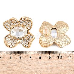 Alloy Rhinestone Stud Earrings for Women&nbsp;AL-CBA6127-02G