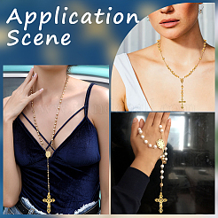 DIY Religion Theme Jewelry Making Findings Kit&nbsp;DIY-SC0024-07