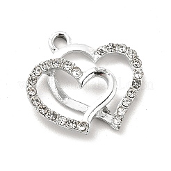 Alloy Rhinestone Pendants&nbsp;ALRI-C007-56P