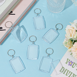 200Pcs Acrylic Photo Frame Keychain&nbsp;KEYC-DR0001-15