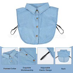 Polyester Shirt False Collar&nbsp;DIY-WH20058-14A