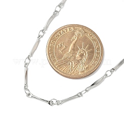 304 Stainless Steel Twisted Bar Chains Necklaces&nbsp;NJEW-JN05264