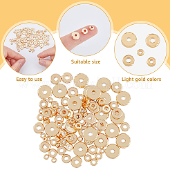 100Pcs 5 Style Brass Beads&nbsp;KK-FH0005-35G