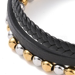 Microfiber Multi-strand Bracelets&nbsp;BJEW-P278-01