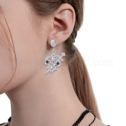 24Pcs 6 Styles Alloy Rhinestone Connector Charms&nbsp;FIND-SC0022-22