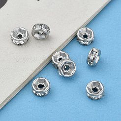 316 Surgical Stainless Steel Crystal Rhinestone Spacer Beads&nbsp;STAS-N032-06P