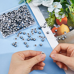 300Pcs 2 Colors Opaque Acrylic Beads&nbsp;OACR-DC0001-59