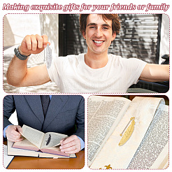 8Pcs 4 Colors Zinc Alloy Beadable Bookmarks&nbsp;AJEW-GO0002-15