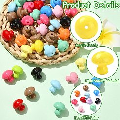 50Pcs Opaque Acrylic Beads&nbsp;OACR-CJ0002-65