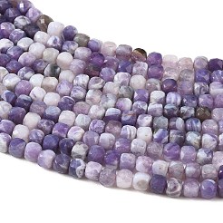 Natural Lavender Amethyst Beads Strands&nbsp;G-K376-D05-4x4mm