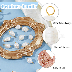 30Pcs Natural Cultured Freshwater Pearl Pendants&nbsp;PALLOY-HS00002