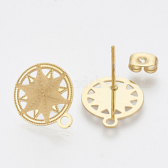 304 Stainless Steel Stud Earring Findings&nbsp;STAS-S079-33A