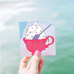 Retro Cup Carbon Steel Cutting Dies Stencils&nbsp;DIY-WH0309-1631