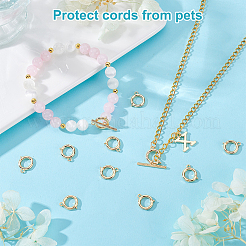12Pcs Brass Fold Over Clasps&nbsp;KK-UN0005-14
