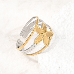 304 Stainless Steel Cuff Open Rings for Women&nbsp;SA-CBA82C8-12GP