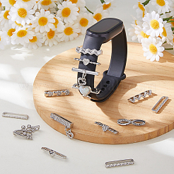 3 Bags 3 Styles Rhinestone Watch Band Charms Set&nbsp;FIND-FH0017-66