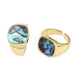 Brass Adjustable Cuff Rings&nbsp;RJEW-C140-07G