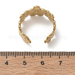 304 Stainless Steel Cuff Open Ring Setting&nbsp;SA-CBA37BC-06G