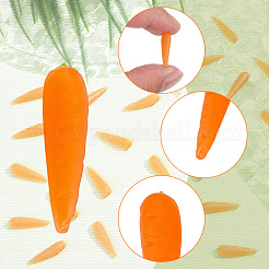 50Pcs PVC Carrot Display Decorations&nbsp;DJEW-SP0001-61