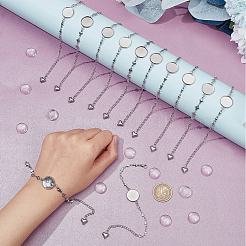 DIY Blank Dome Bracelet Making Kit&nbsp;DIY-NB0009-80