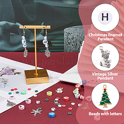 Christmas Themed DIY Jewelry Making Finding Kit&nbsp;DIY-FH0005-65
