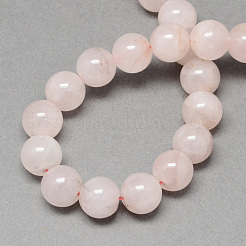Natural Rose Quartz Bead Strands&nbsp;X-G-R193-13-10mm