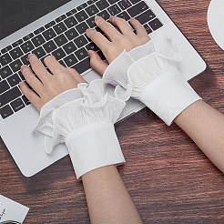 2Pcs Chiffon Fingerless Oversleeves&nbsp;AJEW-WH0248-45A