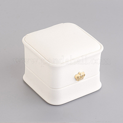 PU Leather Ring Gift Boxes&nbsp;LBOX-L005-A03