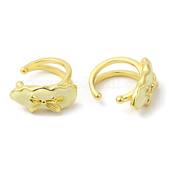 Enamel Bowknot Cuff Earrings&nbsp;EJEW-G348-03G