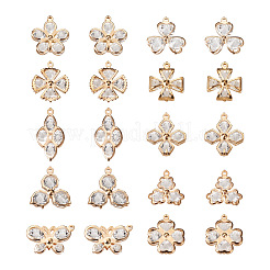 60Pcs 10 Style Alloy Pendants&nbsp;PALLOY-TA0002-29