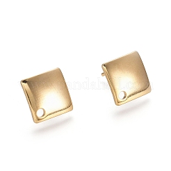 304 Stainless Steel Stud Earring Findings&nbsp;STAS-E482-02G