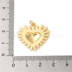 Rack Plating Valentine's Day Brass Pendants&nbsp;KK-G488-06G