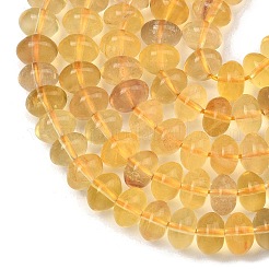 Natural Yellow Fluorite Beads Strands&nbsp;G-D103-B01-02