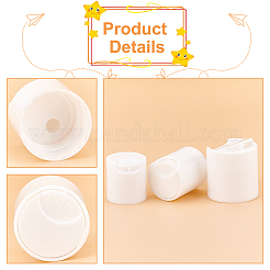 30Pcs 3 Style PP Plastic Press Caps&nbsp;AJEW-BC0003-83C