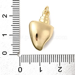 Brass Micro Pave Cubic Zirconia Pendants&nbsp;KK-H519-05C-G